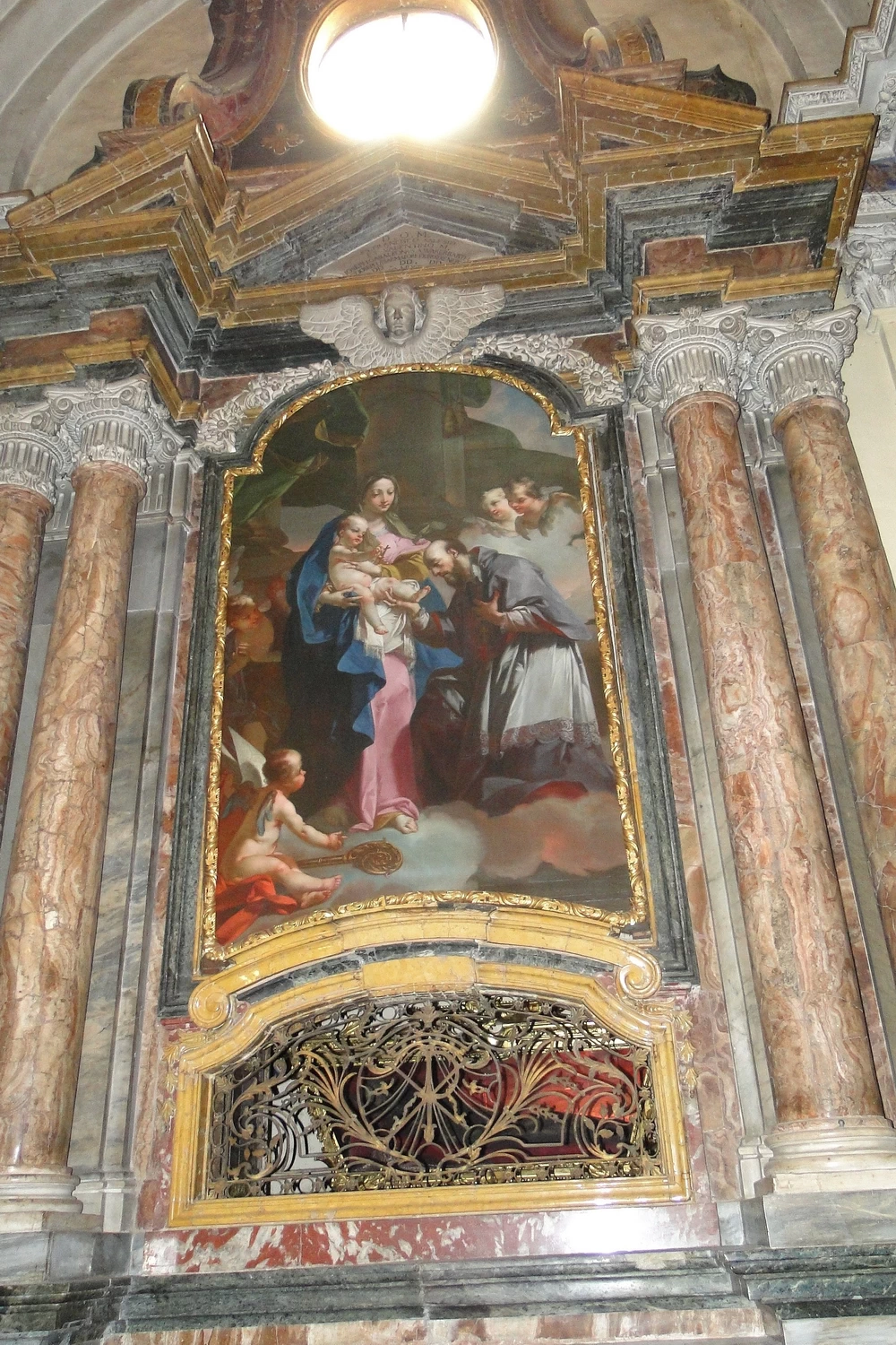Madonna col Bambino e San Francesco di Sales - Chiesa di san Filippo Neri, Chieri, Torino
